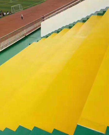 城北球场台阶翻新修补改造